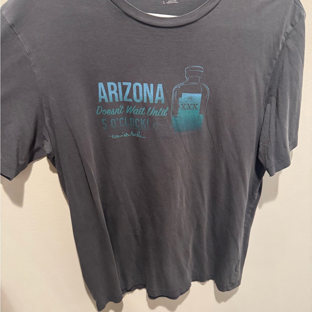 Travis Mathew Navy Blue Graphic T-Shirt - Arizona